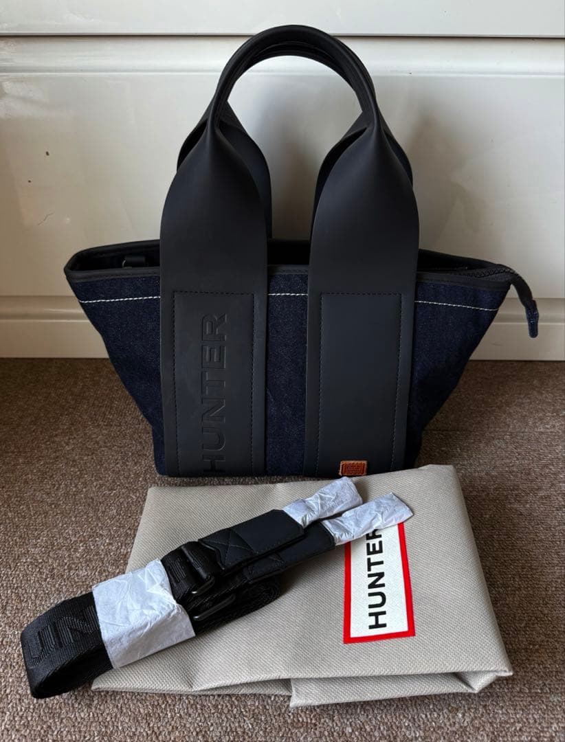 ハンター リファインド スティッチ デニムミニトートUBS5504DNM-DNM