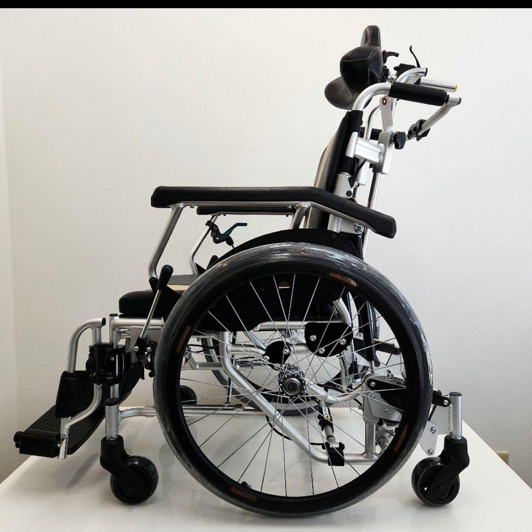 MIKI 車椅子　セルフリクライニング　シータス1 スポークカバー　手動