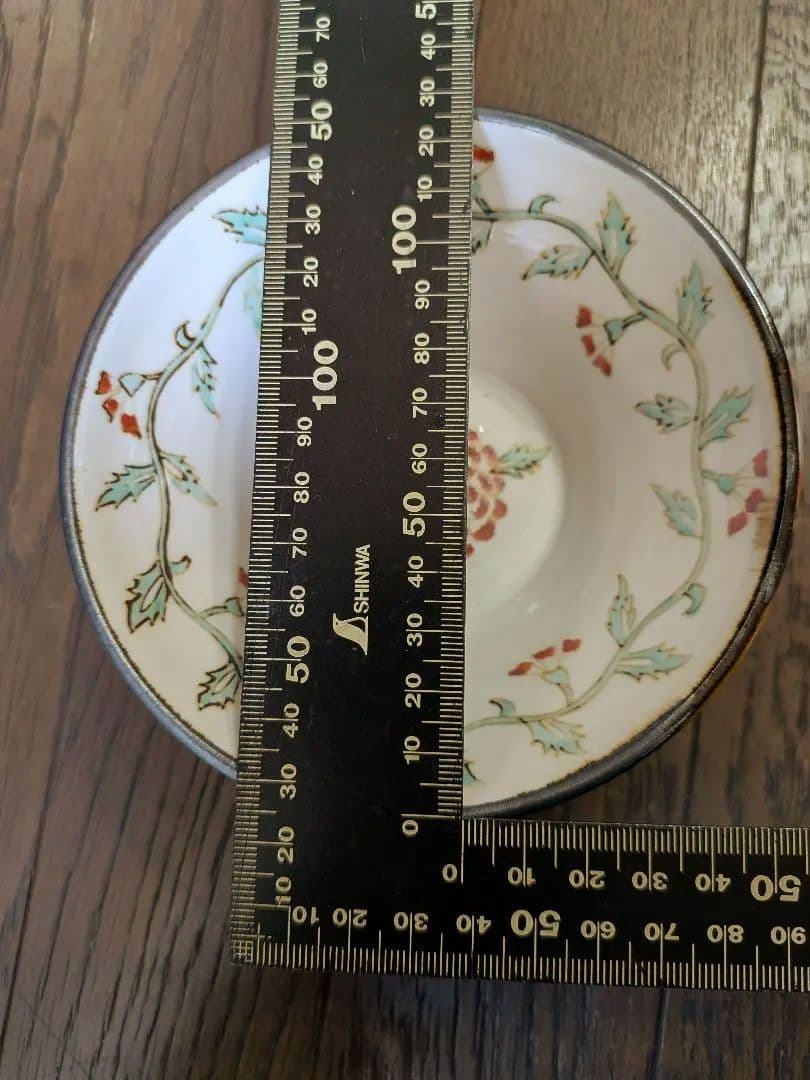 【新品】ヒヅミ峠舎 色絵花紋鉢