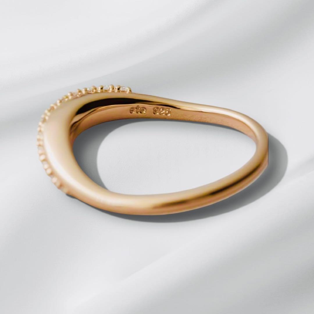 試着のみ✨ete ONLINE Limited ビジュー クレセントムーンリング