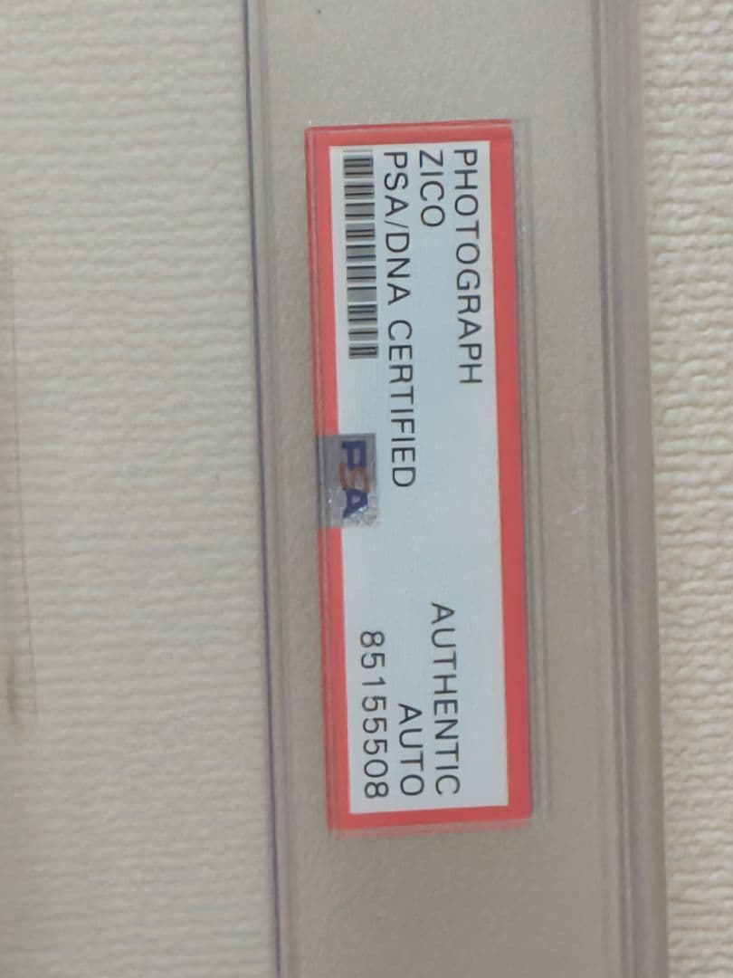 【鹿島アントラーズ】神様ジーコ　写真PSA鑑定品(鑑定結果_Authentic)