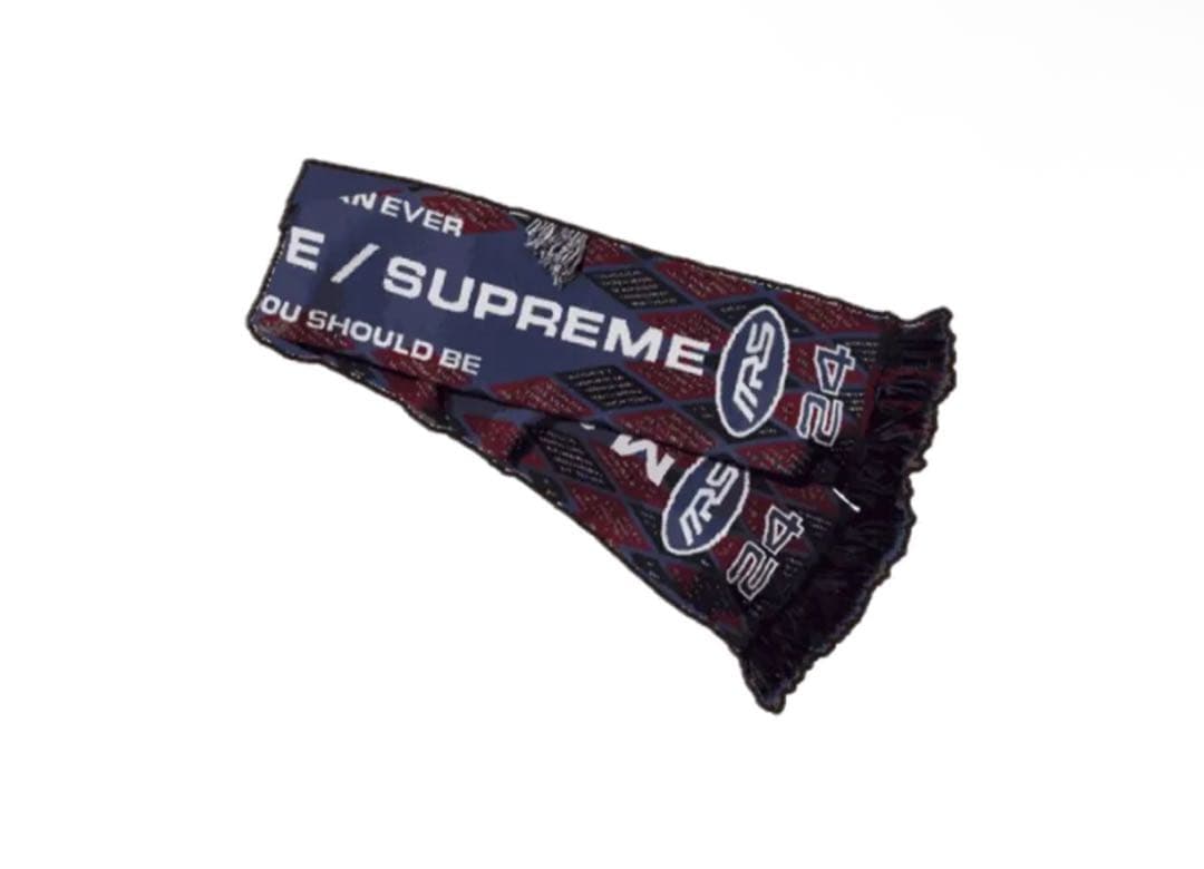 Supreme Martine Rose マフラー 2024年モデル ネイビー