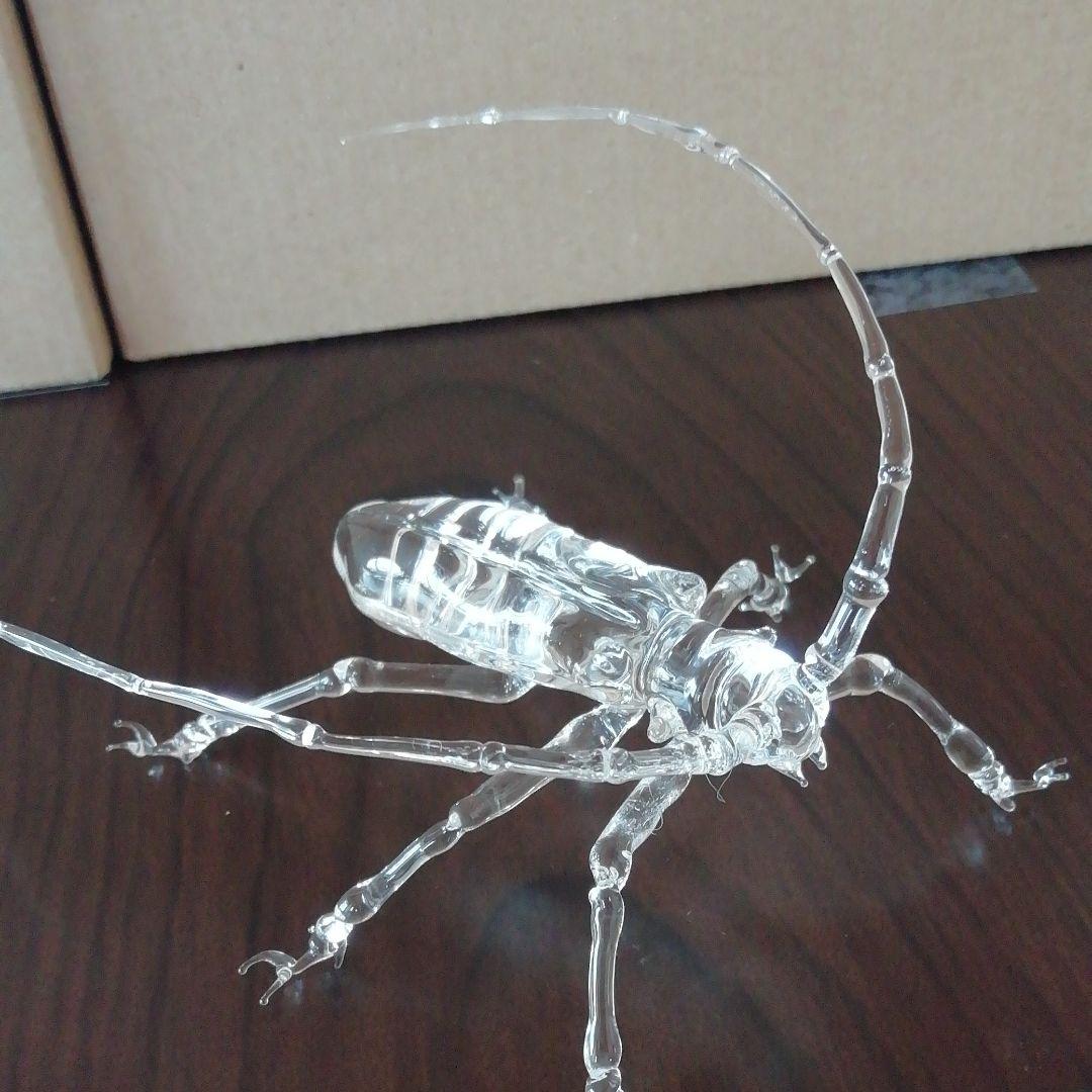 ガラスの昆虫（四点セット)ハンドメイド