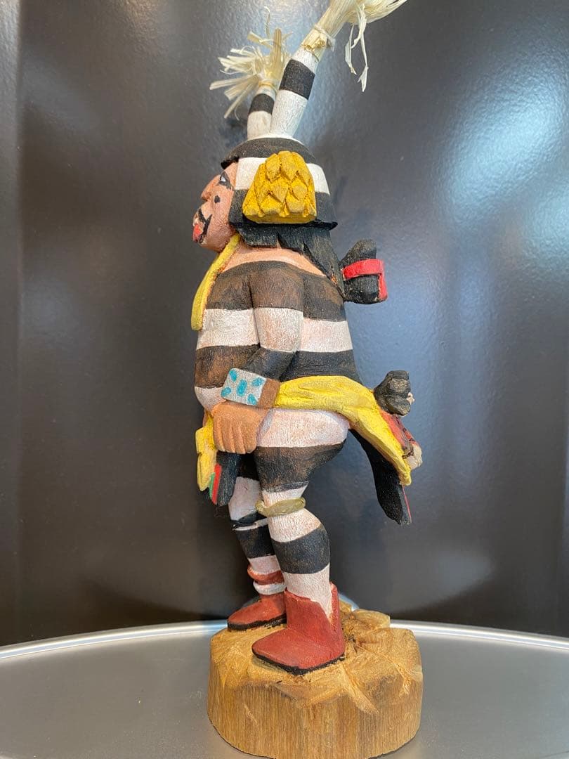 ネイティブアメリカン ホピ族 カチーナ カチナドール　クラウン