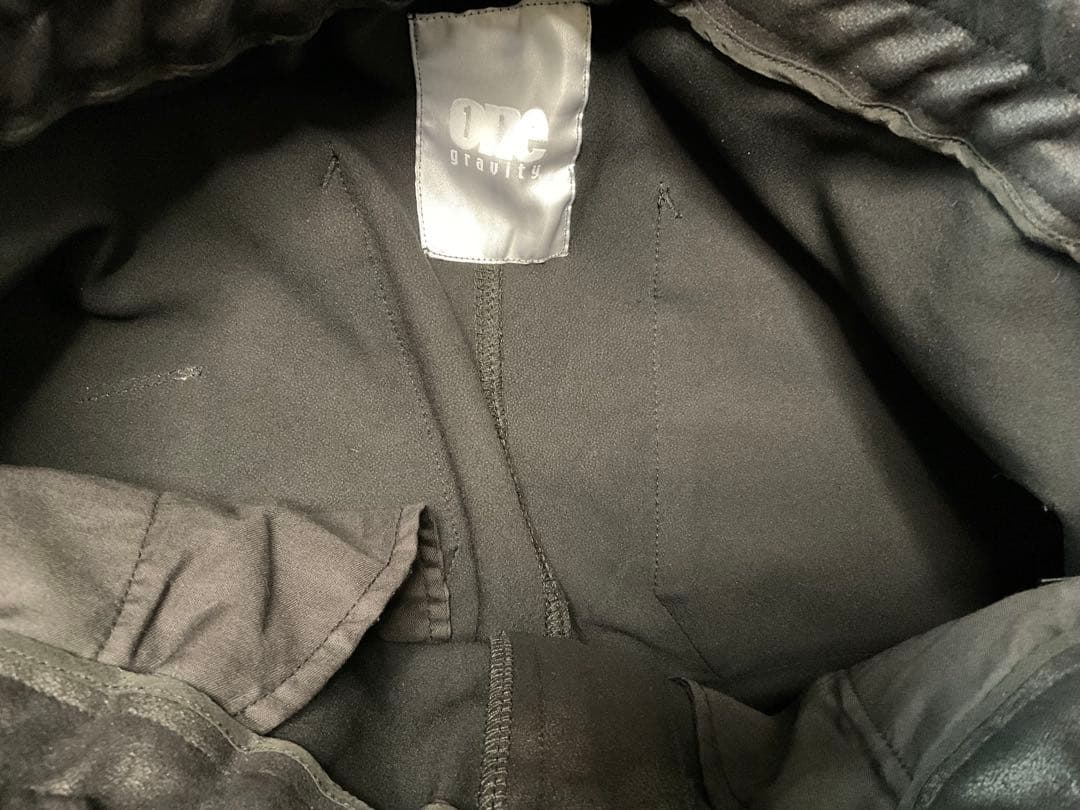 ONE GRAVITY ワングラビティ ポリエステル イージーパンツ ブラック