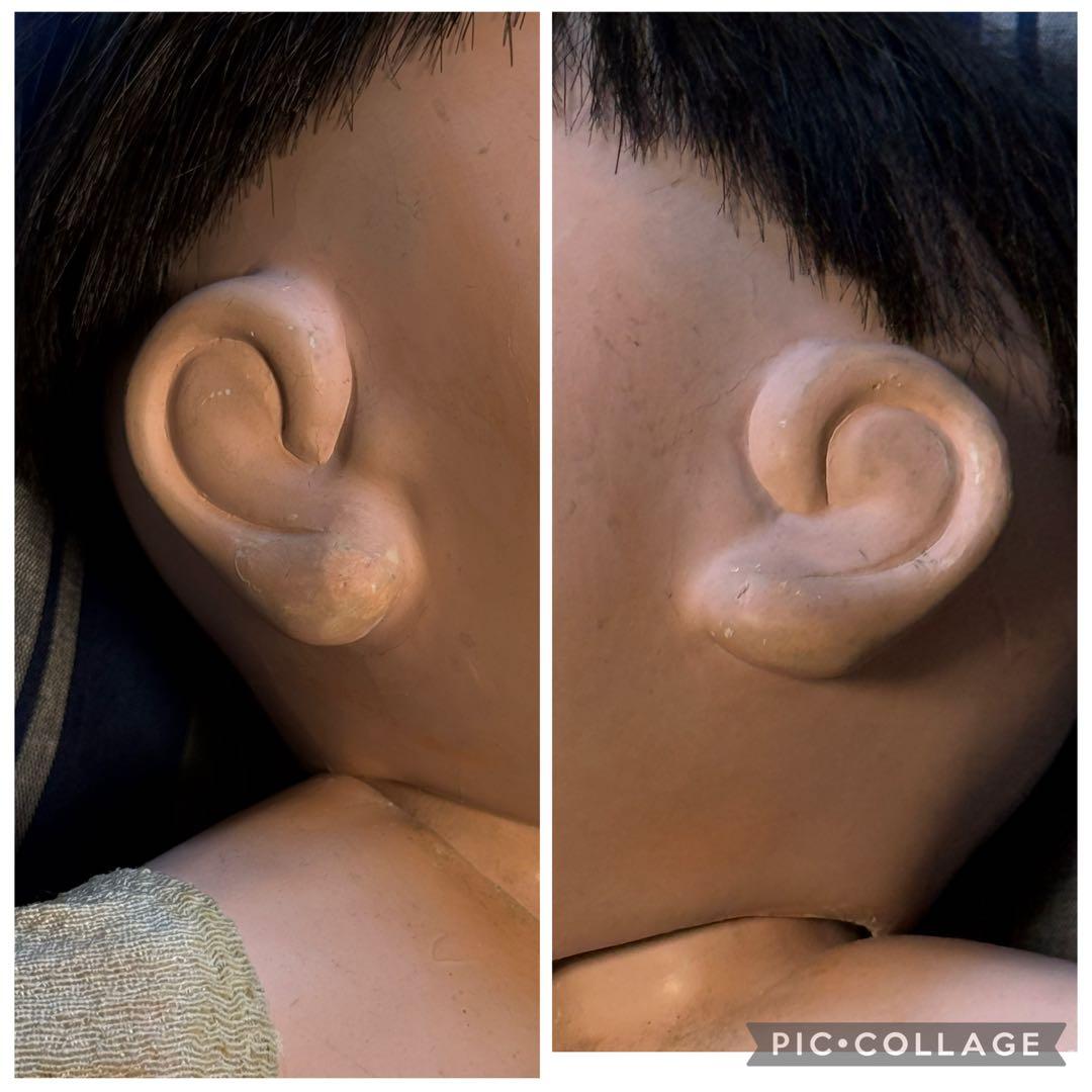 市松人形　抱き人形　伊東久重　42cm