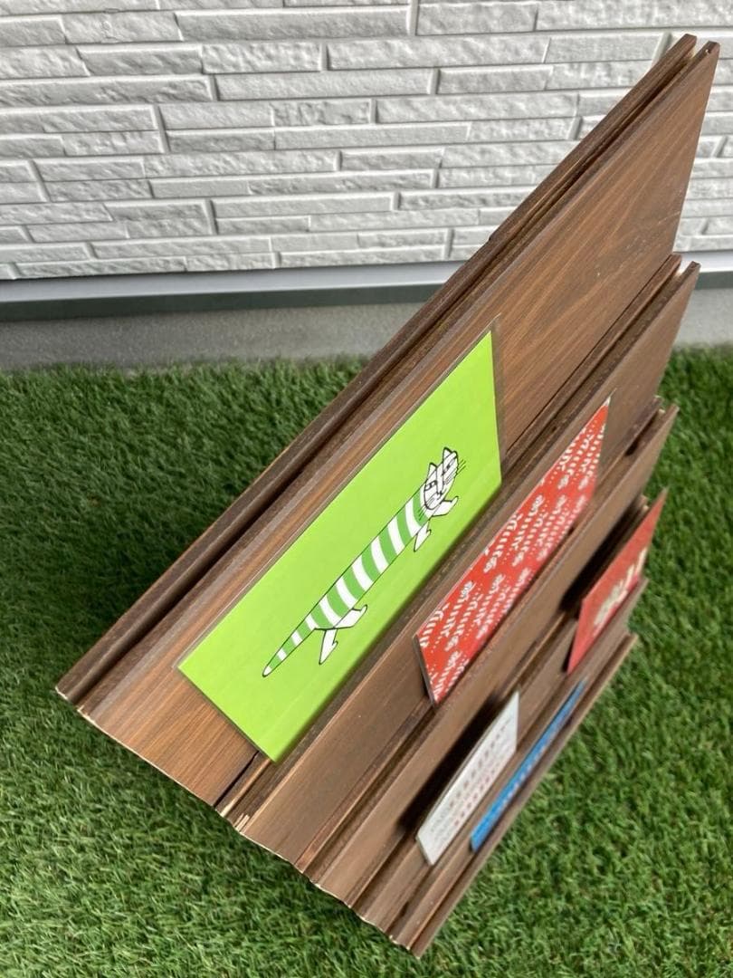 サイズオーダー　マルチ　ラック　スタンド　什器　ディスプレイ　木目綺麗　簡単設営