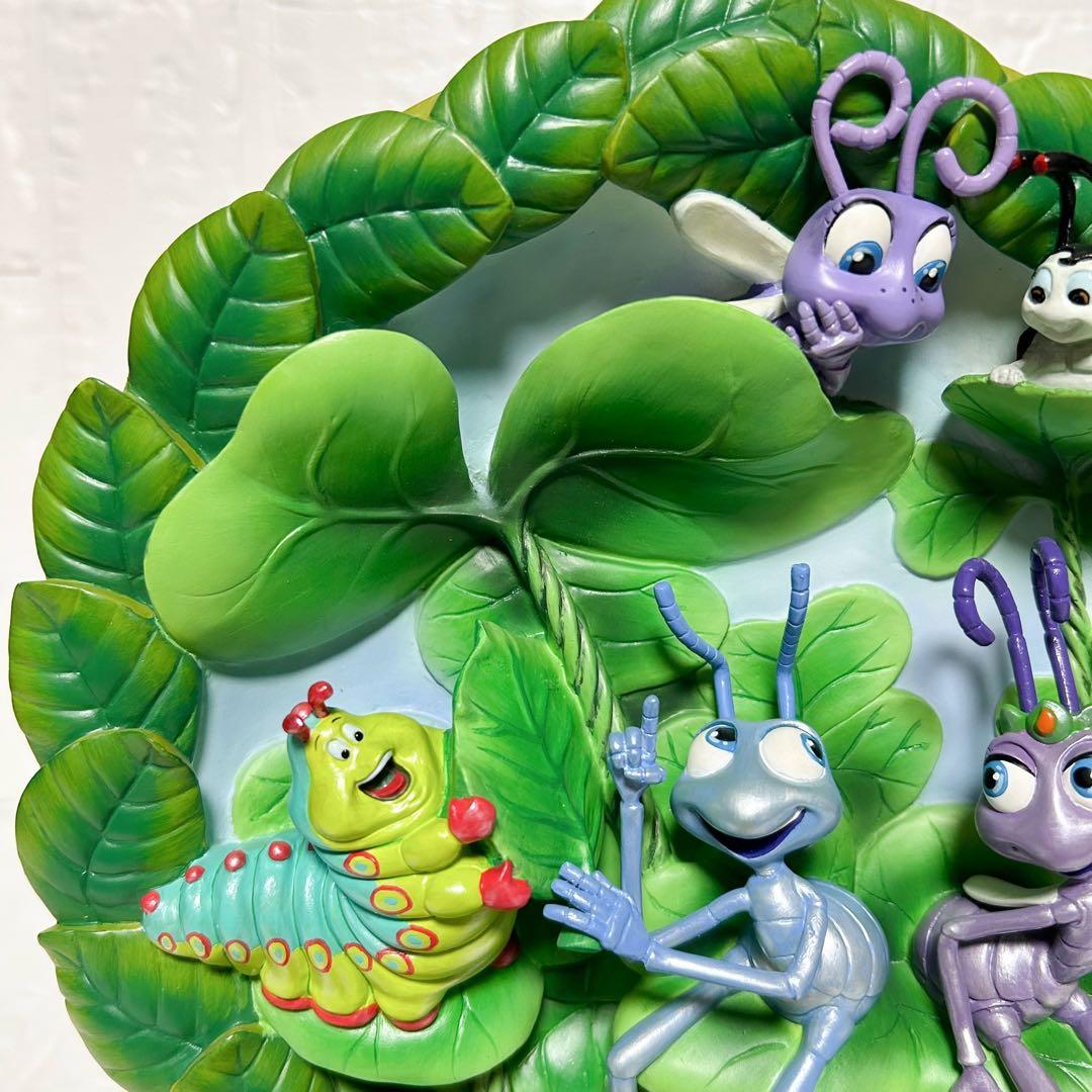 ディズニー　世界2500枚限定　バグズライフ　レリーフプレート3D 飾り皿