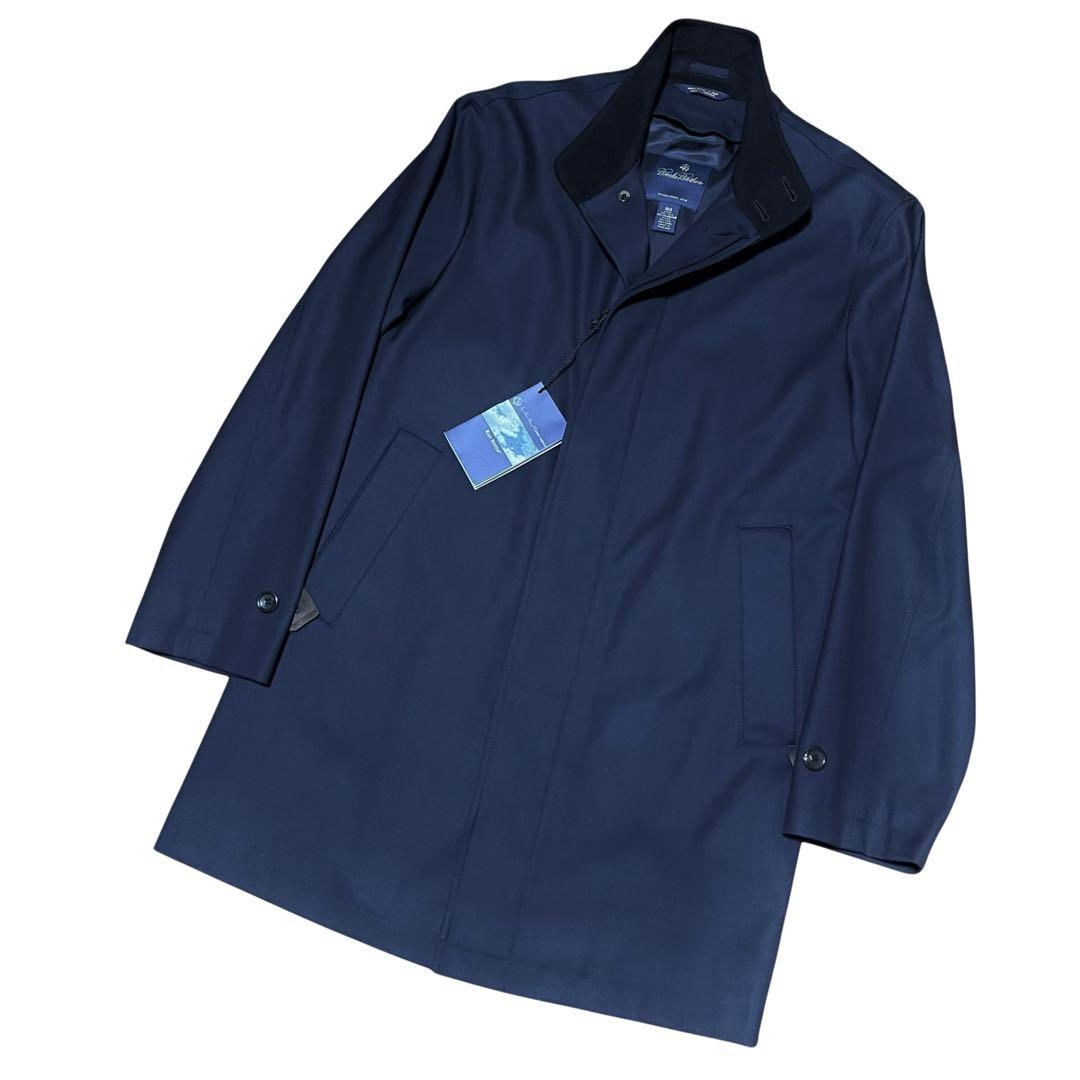 未使用ブルックスブラザーズ ロロピアーナ ライナー付きスタンドカラーコート36S