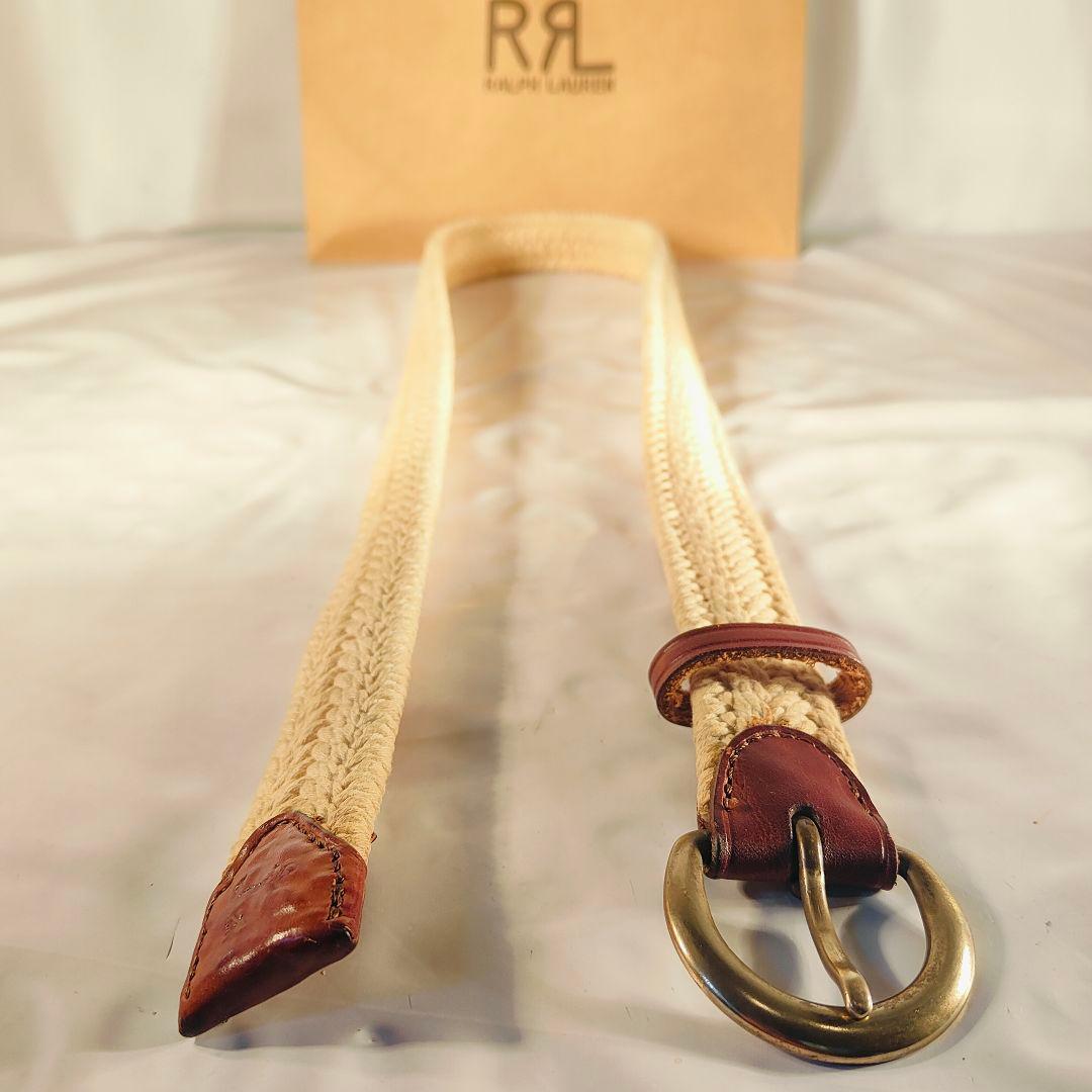 【極美品】RRL　RALPH LAUREN　高級ドレスベルト イタリア製 正規品