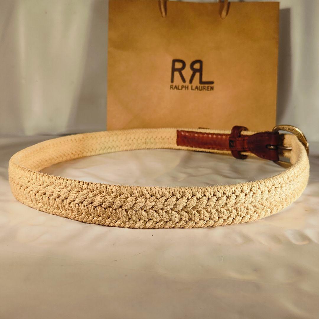 【極美品】RRL　RALPH LAUREN　高級ドレスベルト イタリア製 正規品