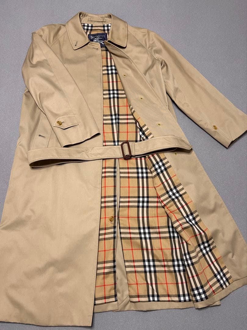 Burberrys ベージュ トレンチコート ノバチェック 腰紐付き 8号