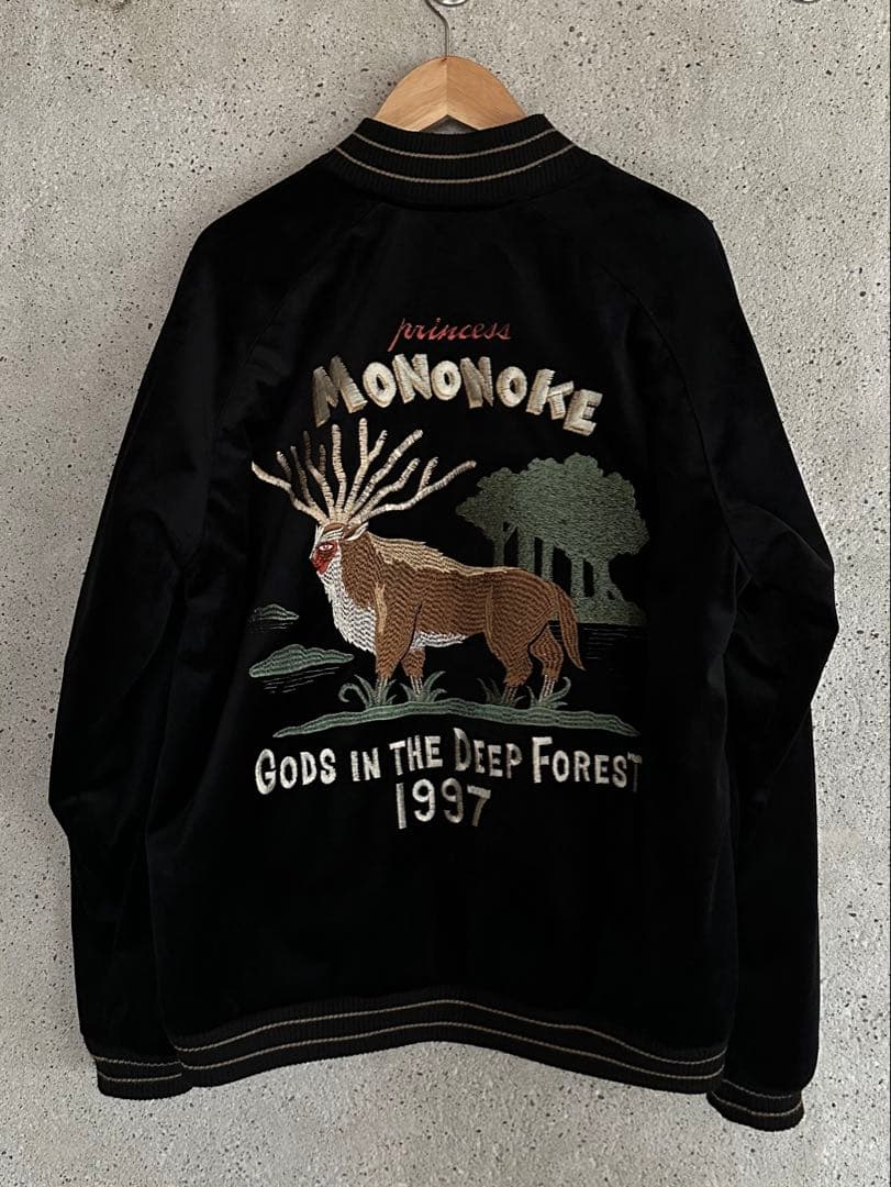 スタジオジブリ もののけ姫 スカジャン L GBL