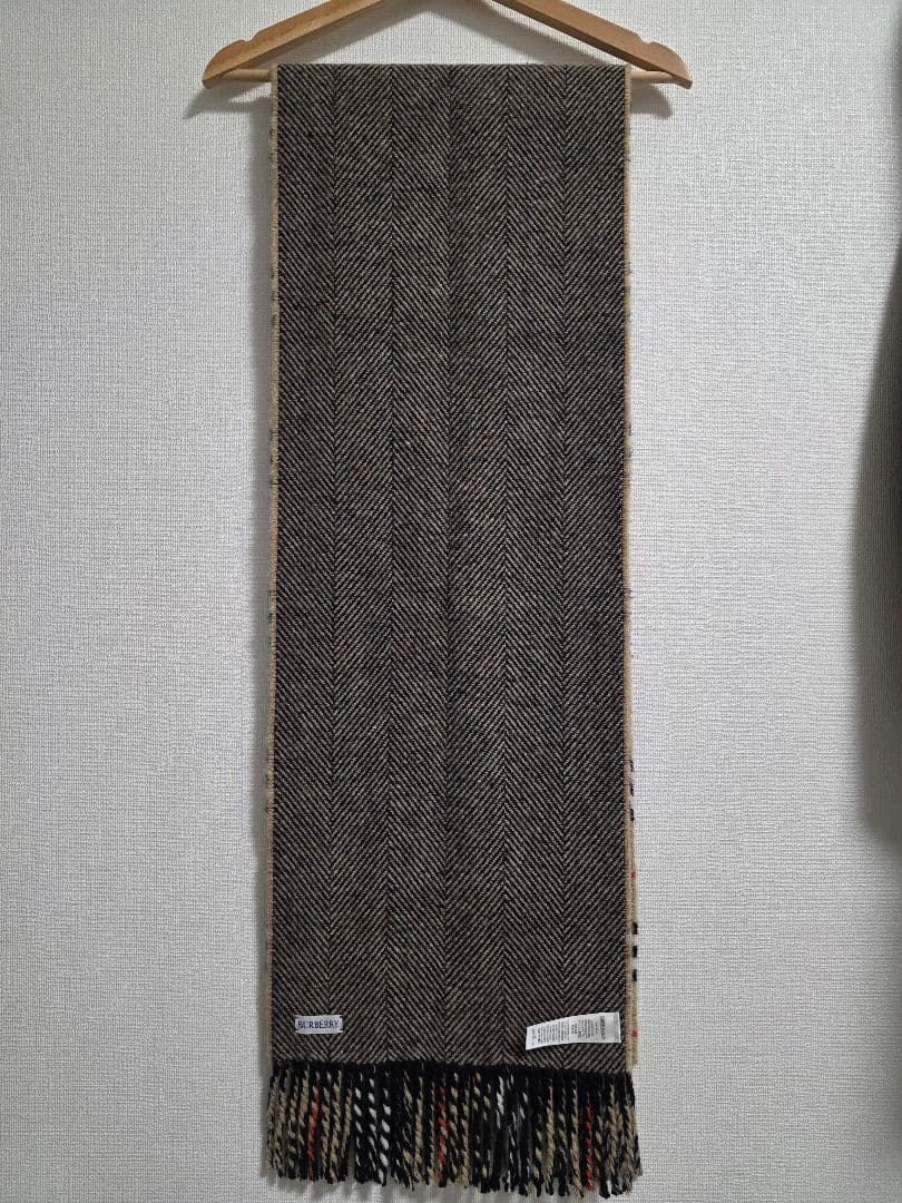 【未使用】最高級ラインBURBERRY PRORSUM　リバーシブルマフラー