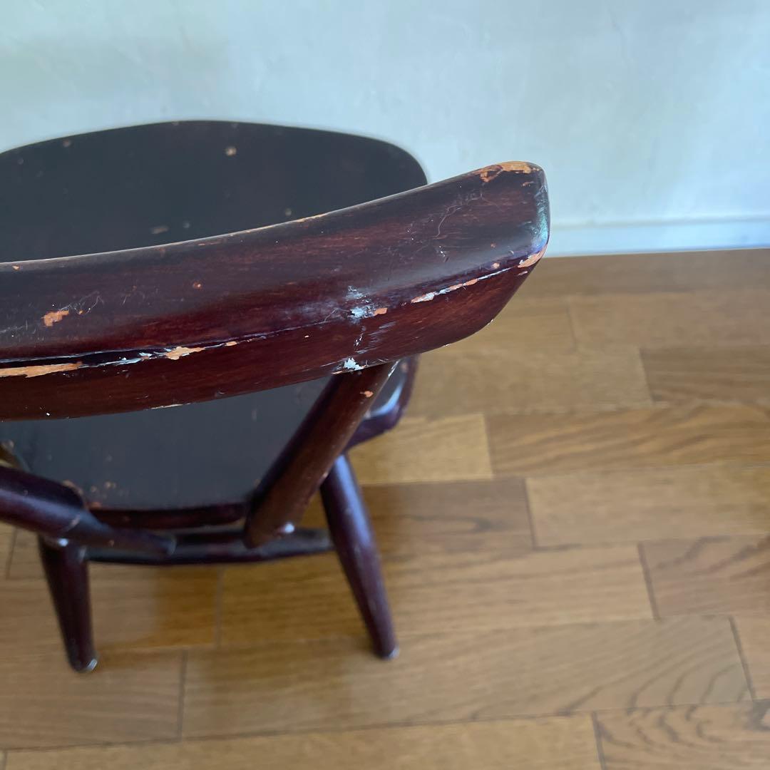 英国アンティーク ERCOLアーコールスタッキングチェア　チャイルド イス　椅子