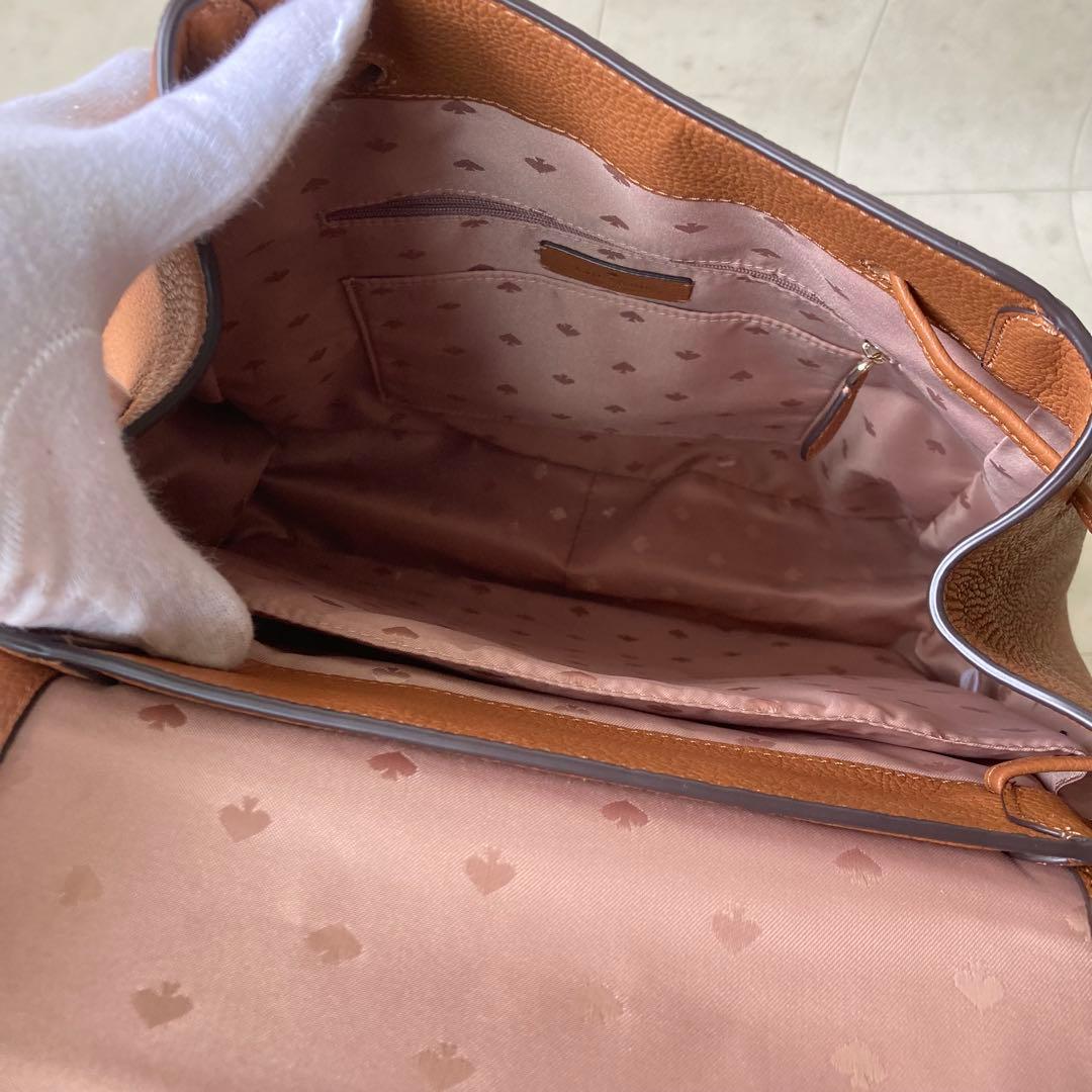 kate spade ブラウン リュック　バックパック　A4