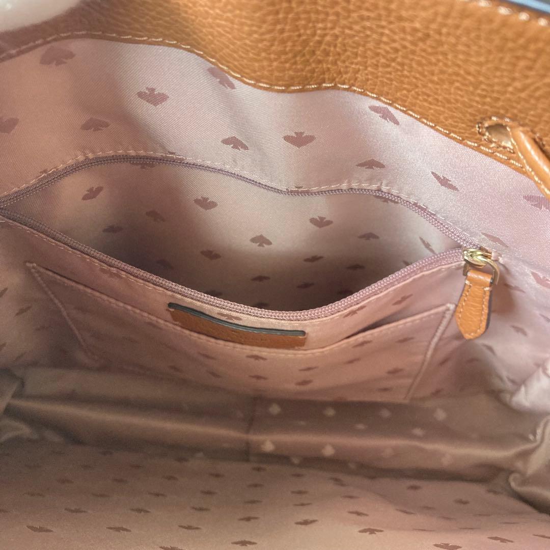 kate spade ブラウン リュック　バックパック　A4
