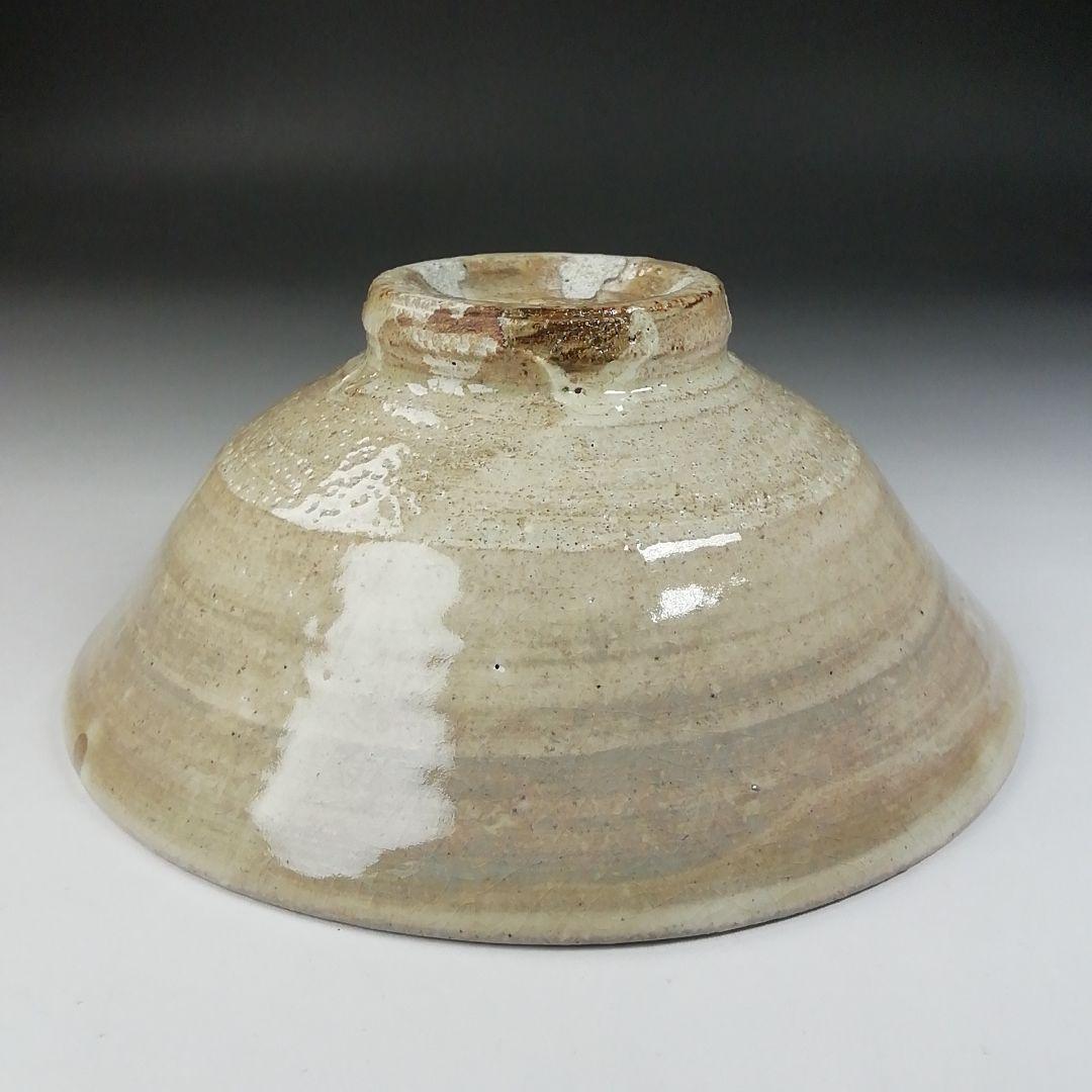 Ｔ５７９　茶碗　『粉引茶碗』『渡辺六郎』　共箱　抹茶碗　茶道具