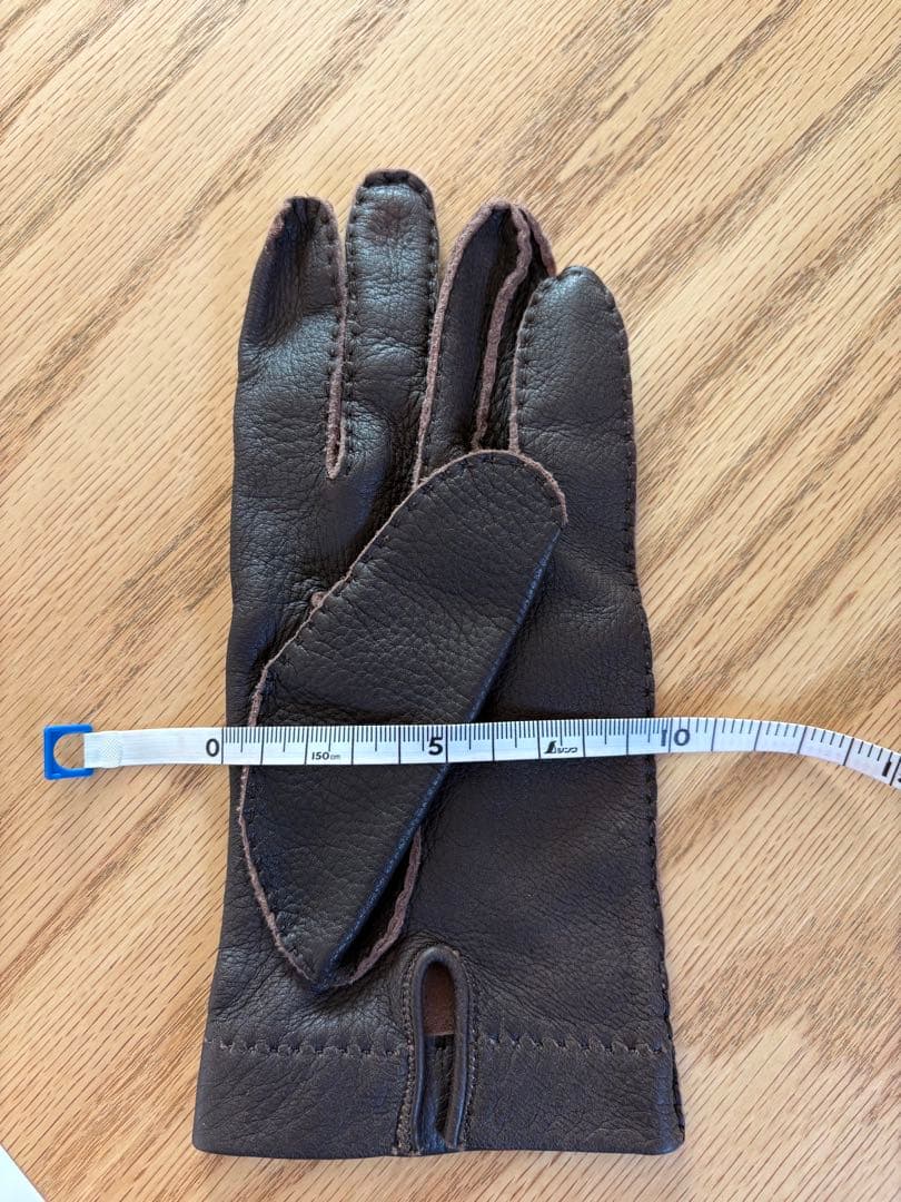 メローラ ディア ダークブラウン ライニングなし 革手袋 MEROLA