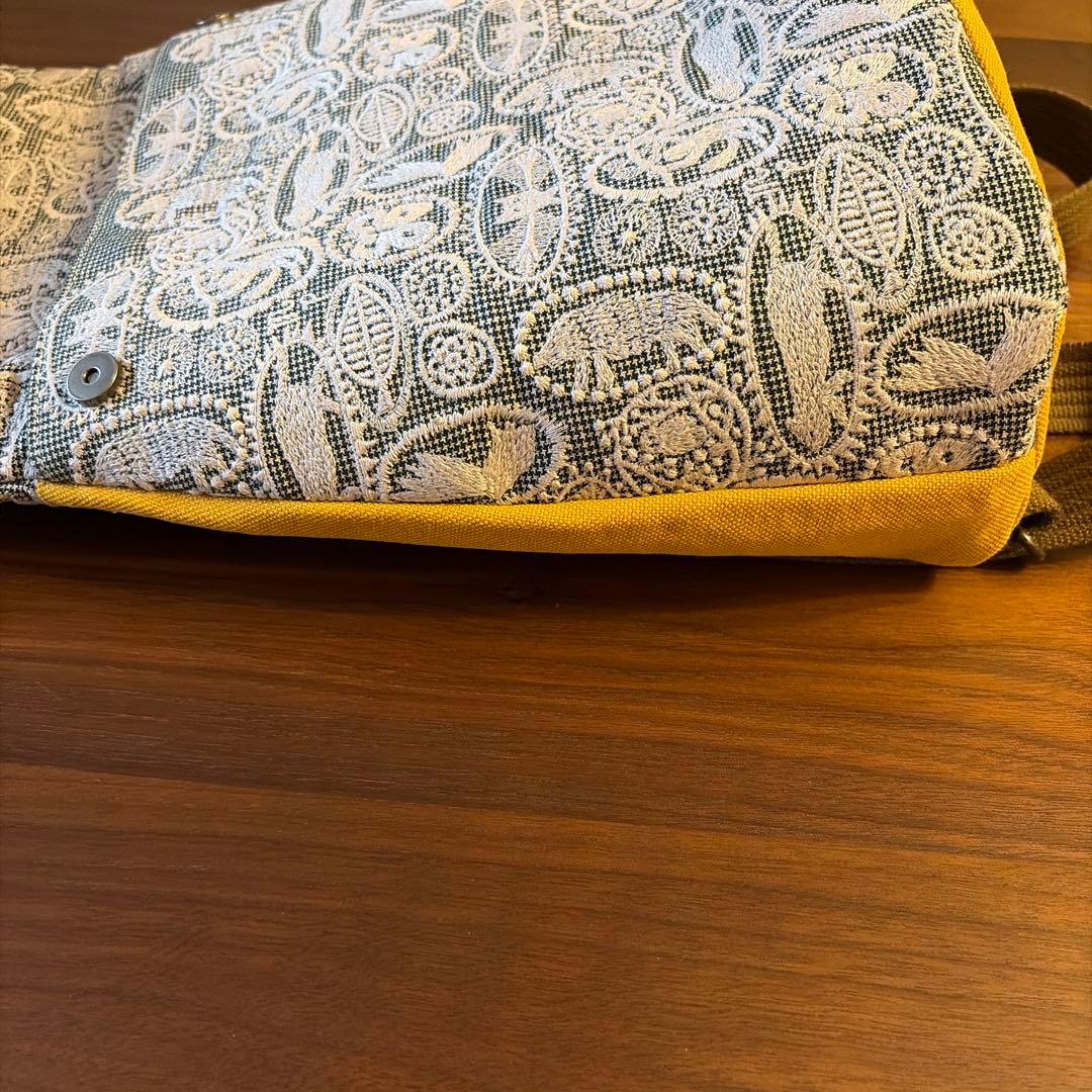 ハンドメイドミニリュック ミナペルホネンjungle relief