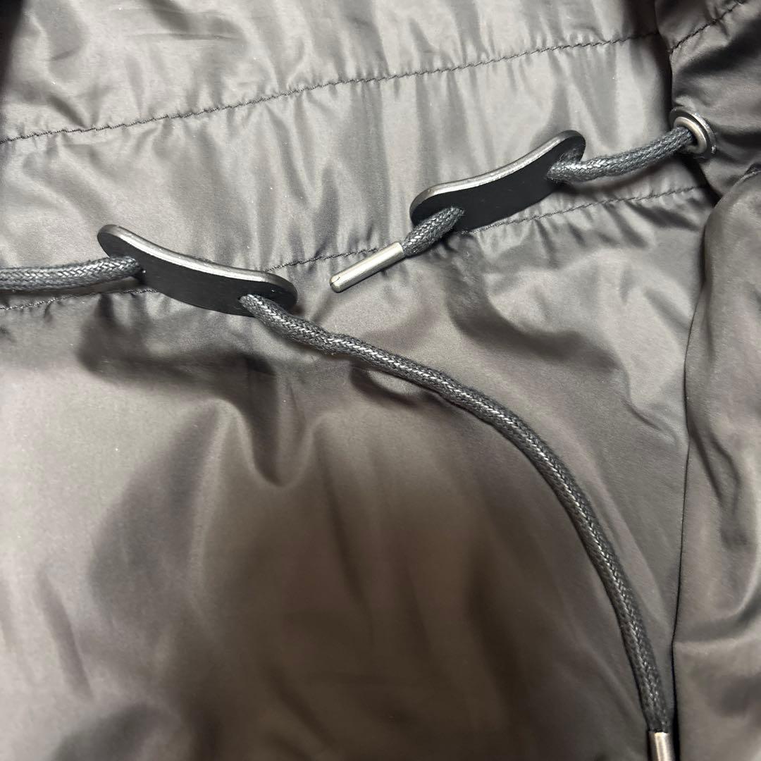 COACH ロングダウンコート ダウン フード ファー付 XSブラック黒