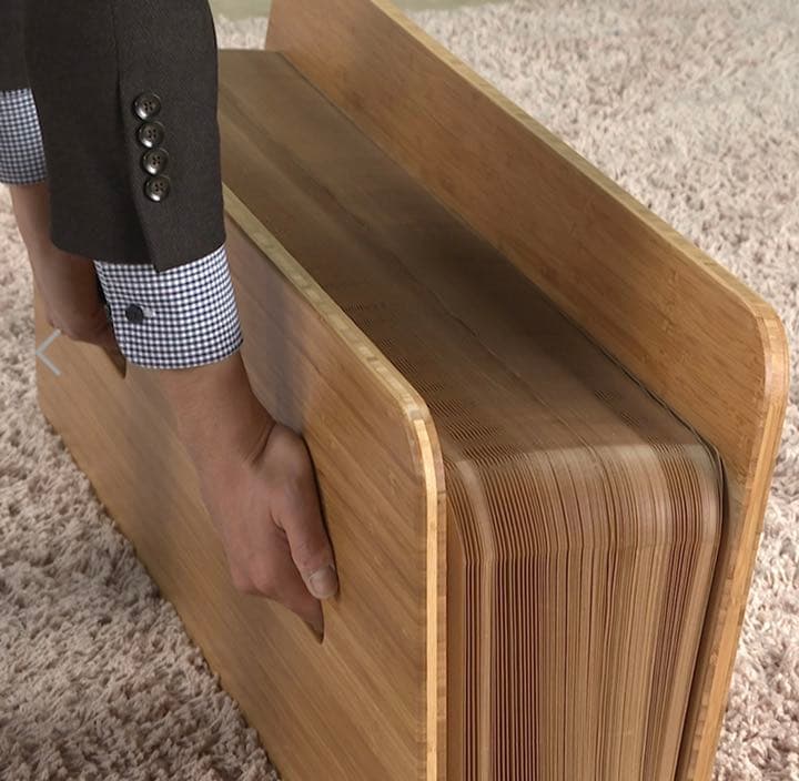 ＜シングル＞ アコーディオン式 ペーパーベッド マットレス付