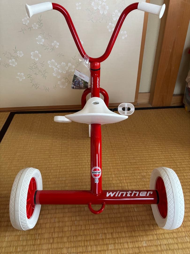 最終値下！高級品！winther 赤白　三輪車