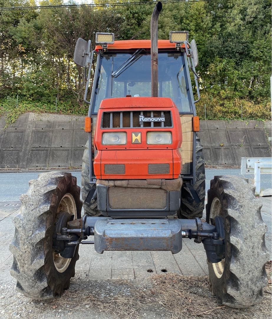 日野村田製トラクター キャビン付き オレンジ