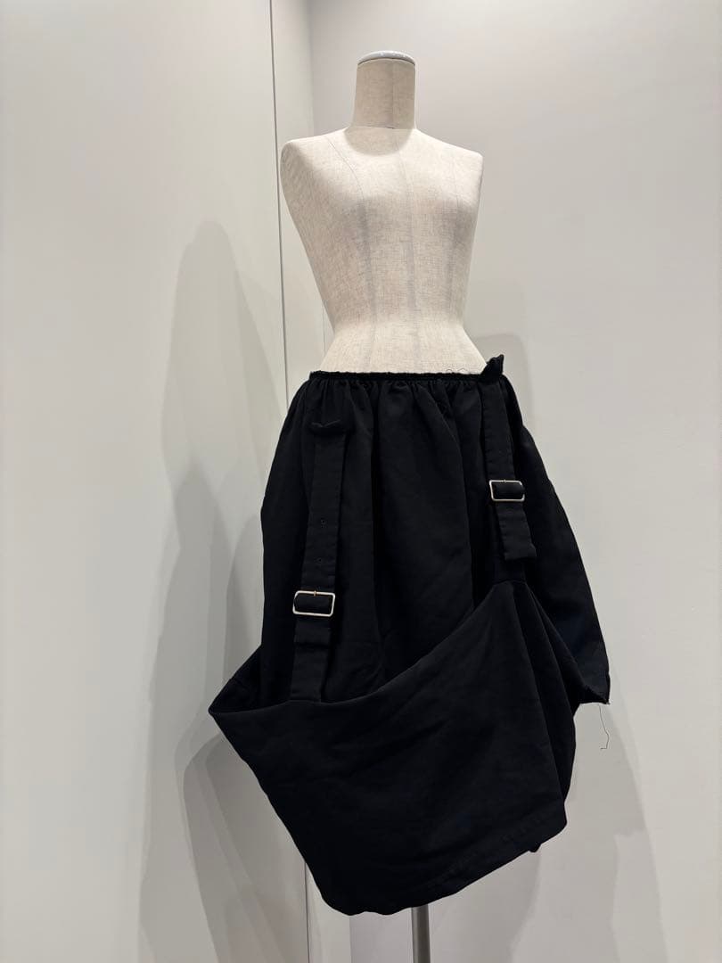 ［16AW］コムデギャルソン　ポリエステル縮絨スカート　アーカイブ