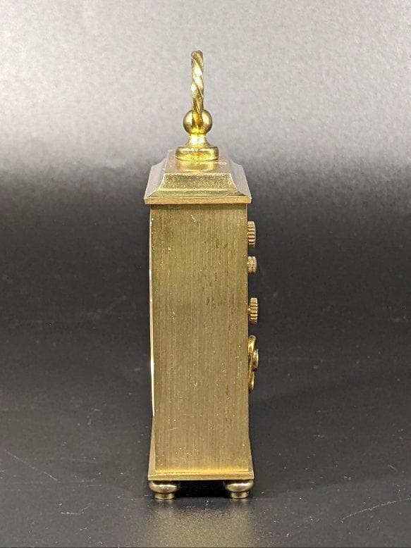 動画有◆稼働品◆Vantage アラームクロック 小型機械式手巻き時計 ドイツ製