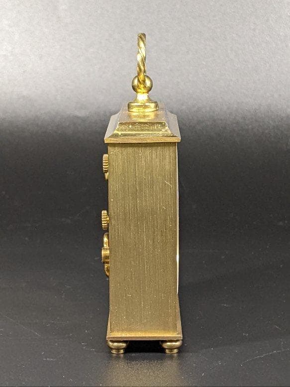 動画有◆稼働品◆Vantage アラームクロック 小型機械式手巻き時計 ドイツ製