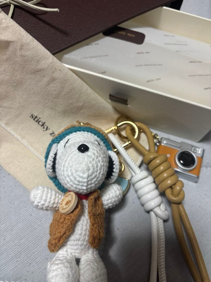 sticky zoo スヌーピー　キーホルダー