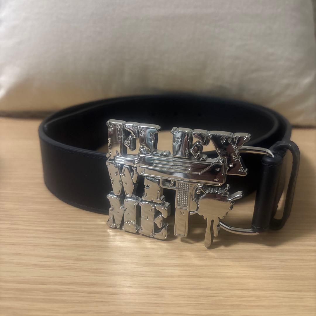 FLEX WIT ME メンズベルト黒　革