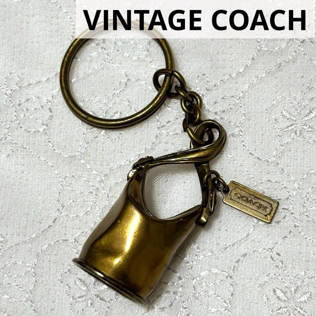小物 90s Vintage Coach Duffle Sac Key Fob