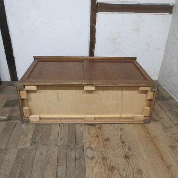 イギリス アンティーク 家具 ブランケットボックス コファ 英国 6895d