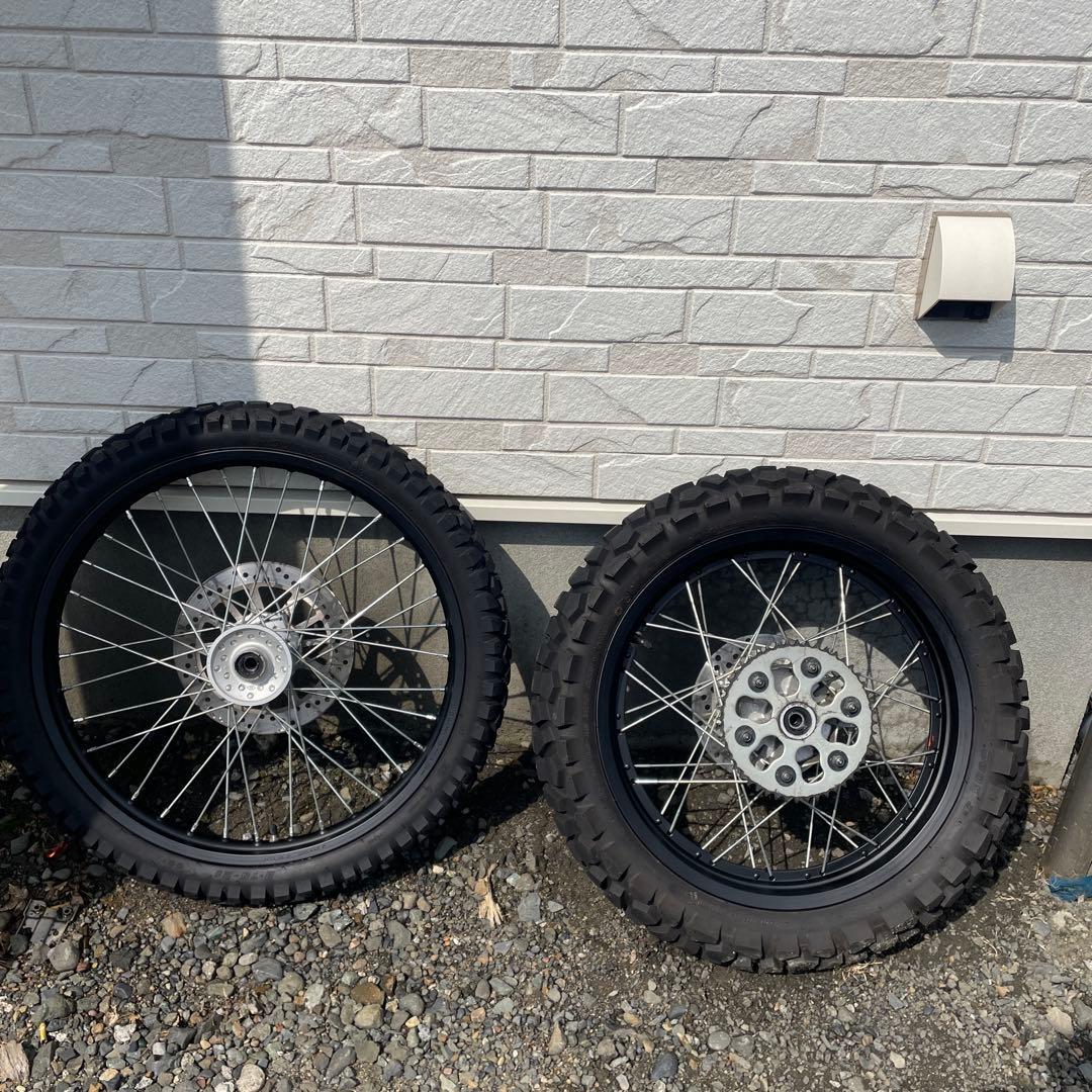 セロー 250 純正ホイールタイヤセット