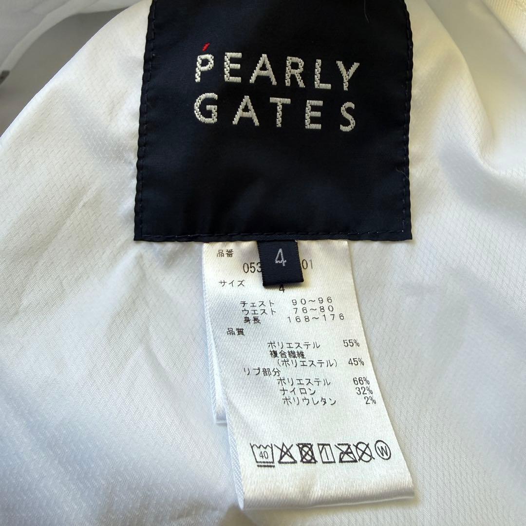 美品　パーリーゲイツ　ジャケット　ブルゾン　白　M〜L相当　スニード　4 ゴルフ