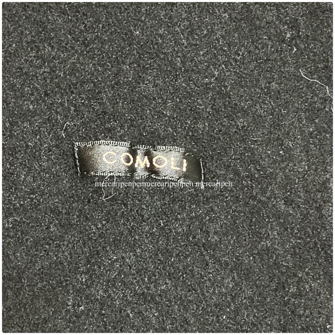 comoli コモリ　縮絨ウール ジップショートジャケット 25AW