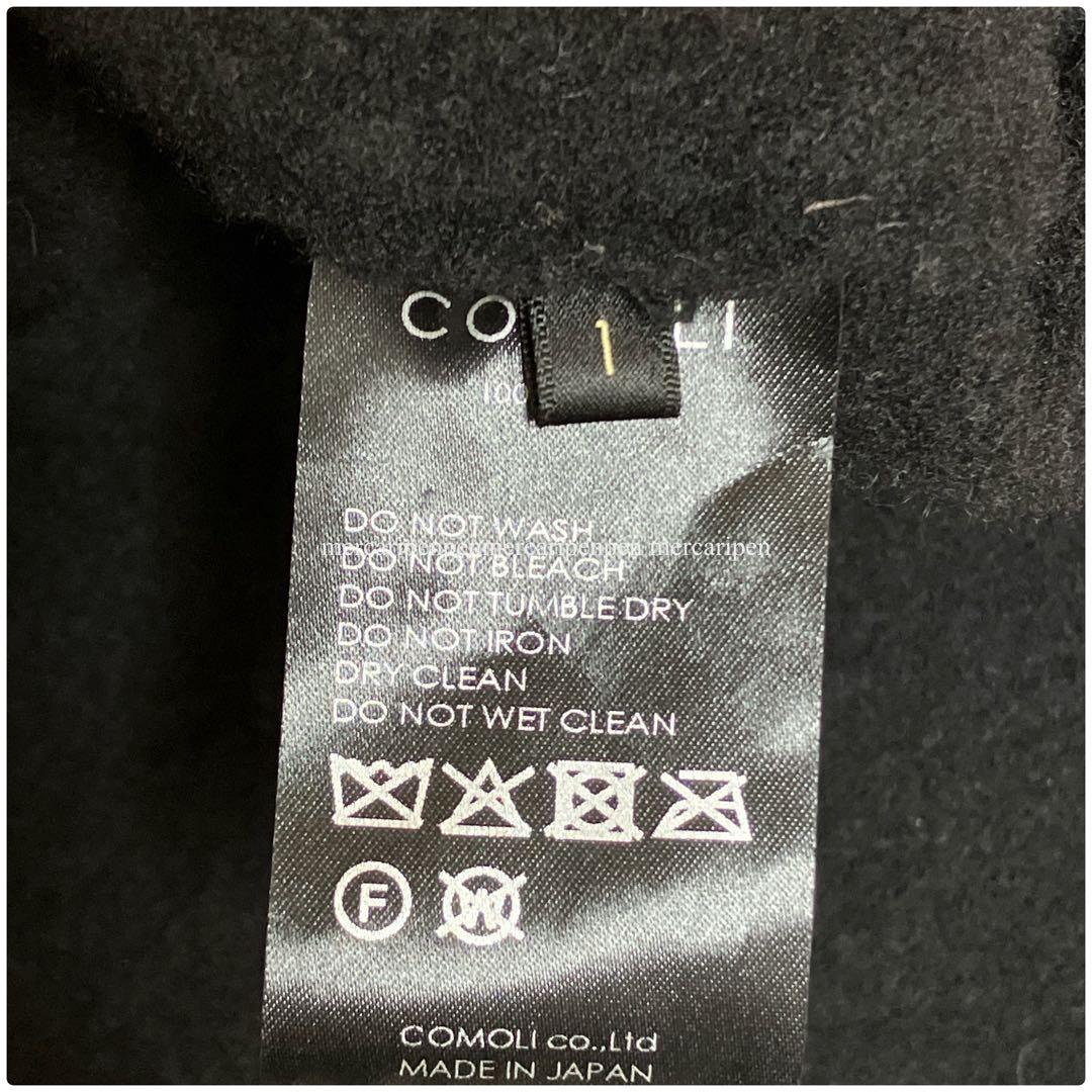 comoli コモリ　縮絨ウール ジップショートジャケット 25AW