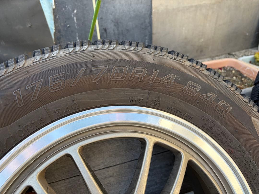 スタッドレスホイール4本セット 14インチ ＊送料込み