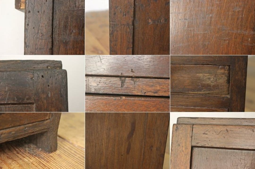 両面引き出し 抽斗 11杯 仕分け 書類 A4 小物入れ 木製 アンティーク英国