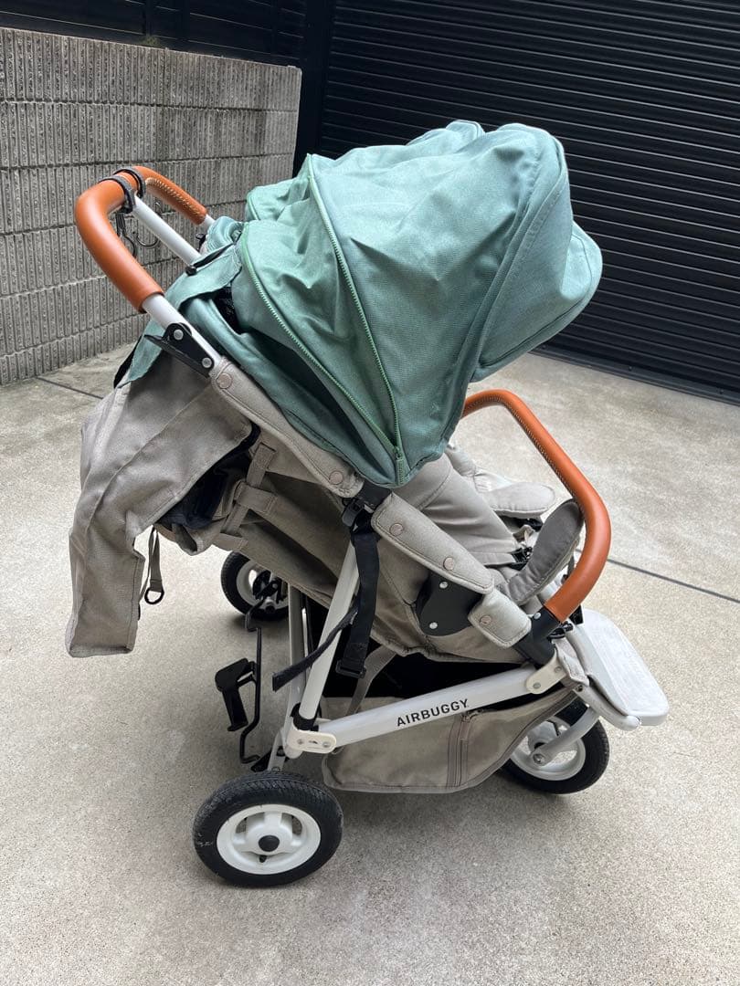 エアバギー ココダブルEX フロムバース AIRBUGGY レインカバー付き