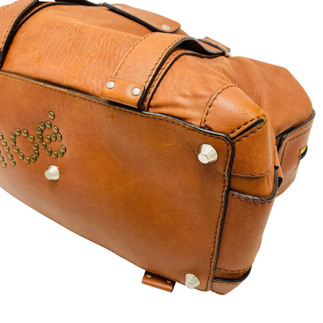 【極美品】Chloe ボストンバッグ パッツィー レザー