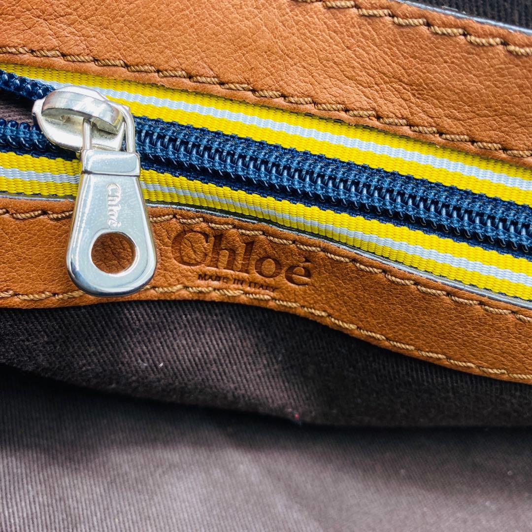 【極美品】Chloe ボストンバッグ パッツィー レザー