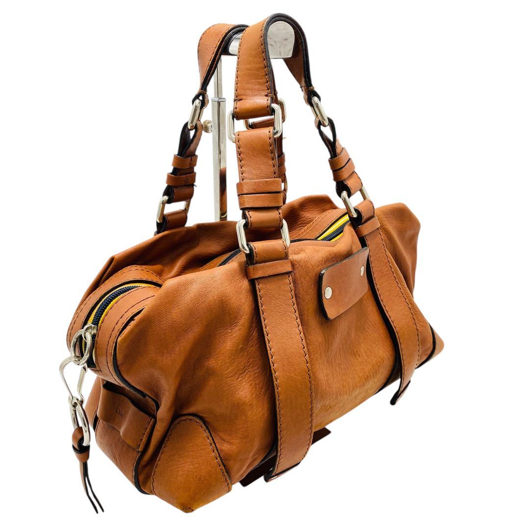 【極美品】Chloe ボストンバッグ パッツィー レザー