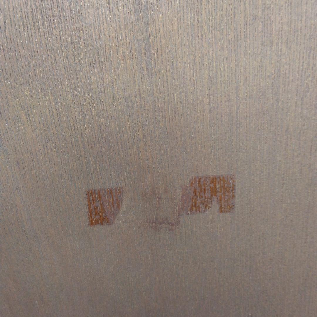 柳宗理デザイン 秋田木工 ヴィンテージ ウォールミラー 鏡 丸型 古代色 民藝