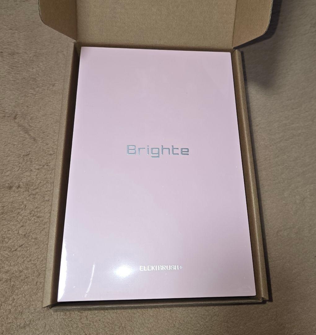 Brighte ELEKI BRUSH+ 美顔器 ピンク 付属品あり