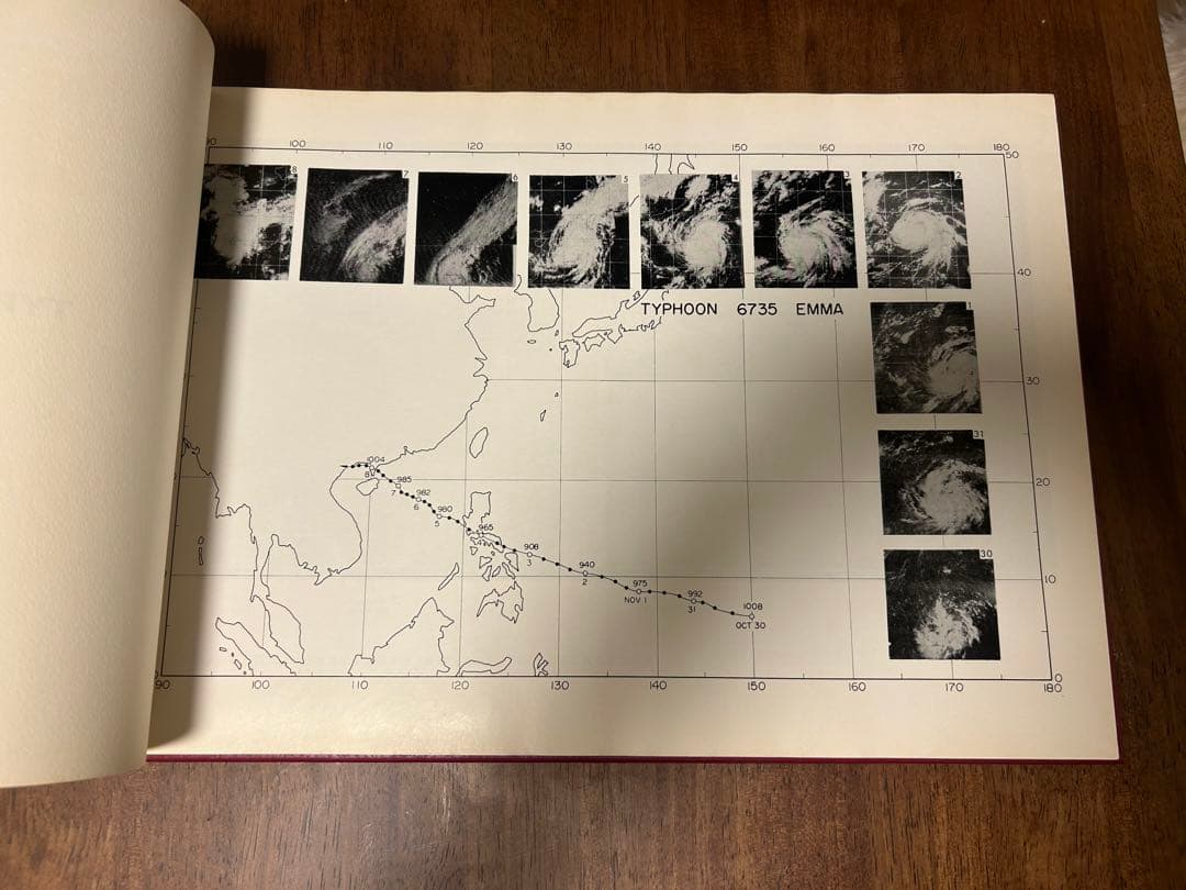 台風経路図30年集 1940〜1970年 日本気象協会