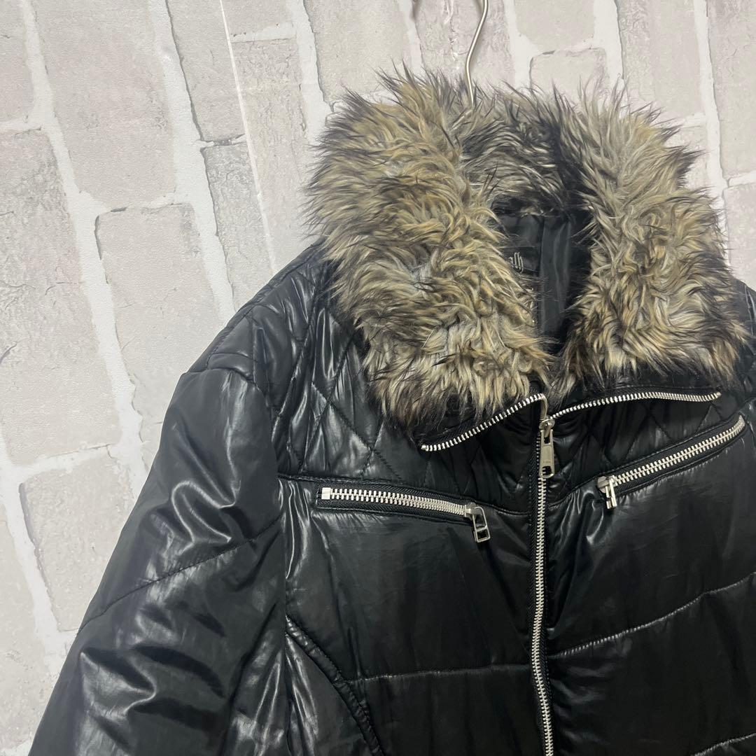 archive 中綿ジャケット ブルゾン L ファー お兄系 グランジ Y2K