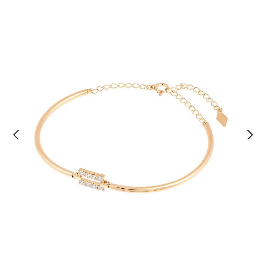 TSUTSUMI K18イエローゴールドダイヤモンド ブレスレット　バングル